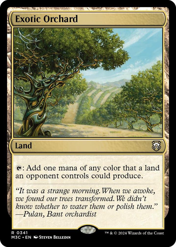 Exotic Orchard (Ripple Foil) (341) [Modern Horizons 3 Commander]