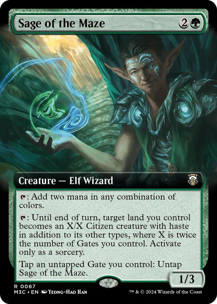 Sage of the Maze (Extended Art) (67) [Modern Horizons 3 Commander]