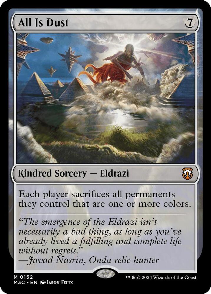 All Is Dust (Ripple Foil) (152) [Modern Horizons 3 Commander]