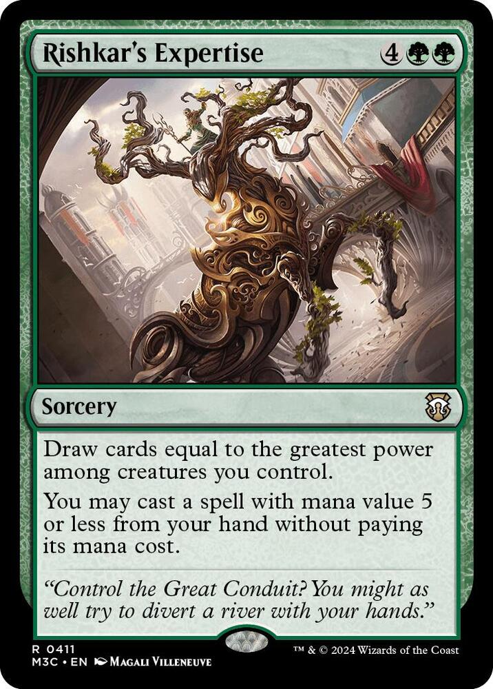 Rishkar's Expertise (Ripple Foil) (411) [Modern Horizons 3 Commander]