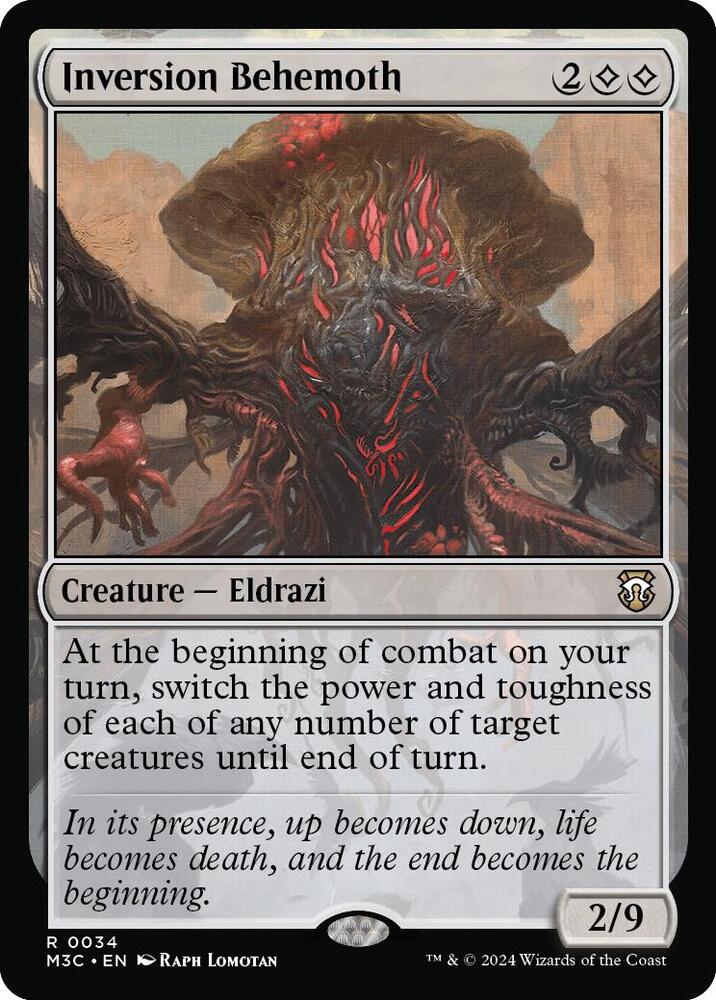 Inversion Behemoth (34) [Modern Horizons 3 Commander]