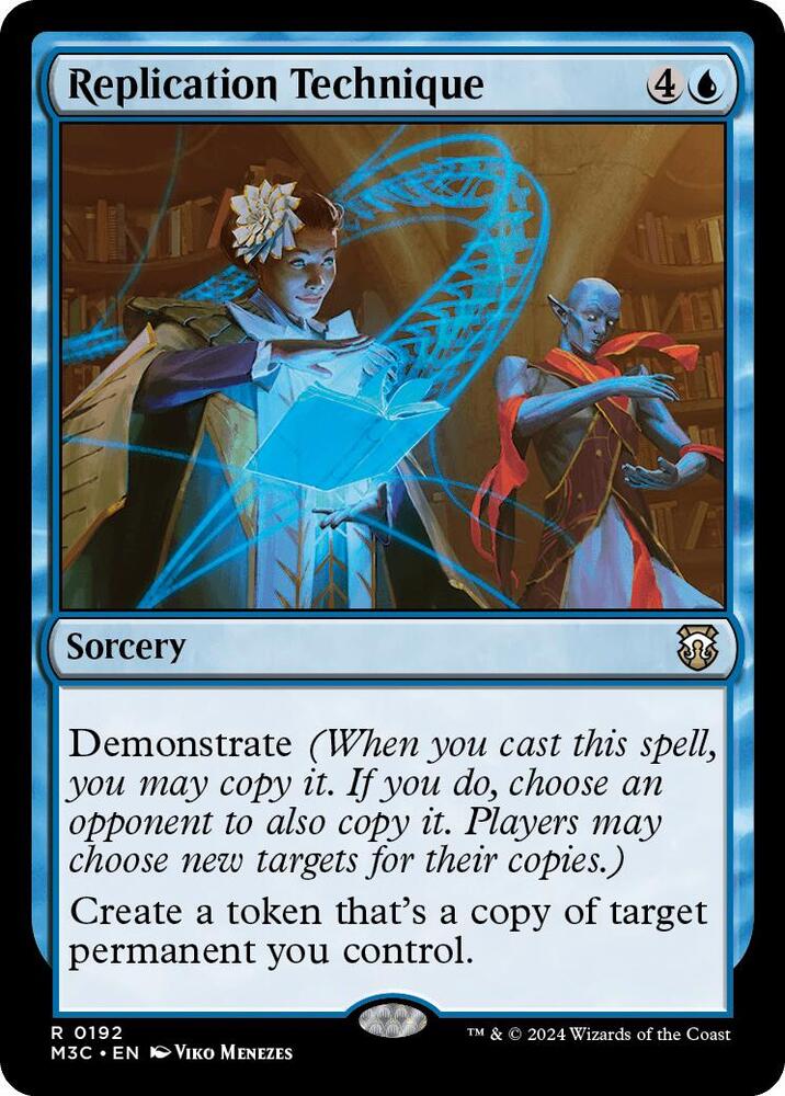 Replication Technique (Ripple Foil) (192) [Modern Horizons 3 Commander]