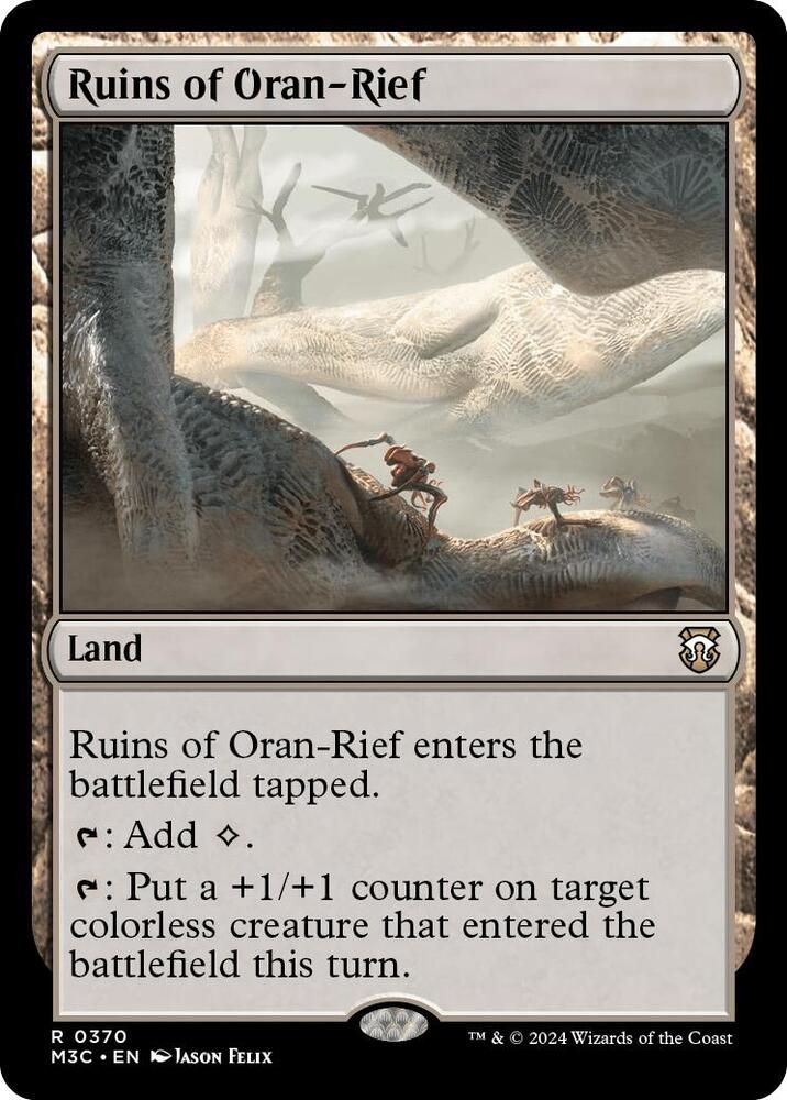Ruins of Oran-Rief (Ripple Foil) (370) [Modern Horizons 3 Commander]