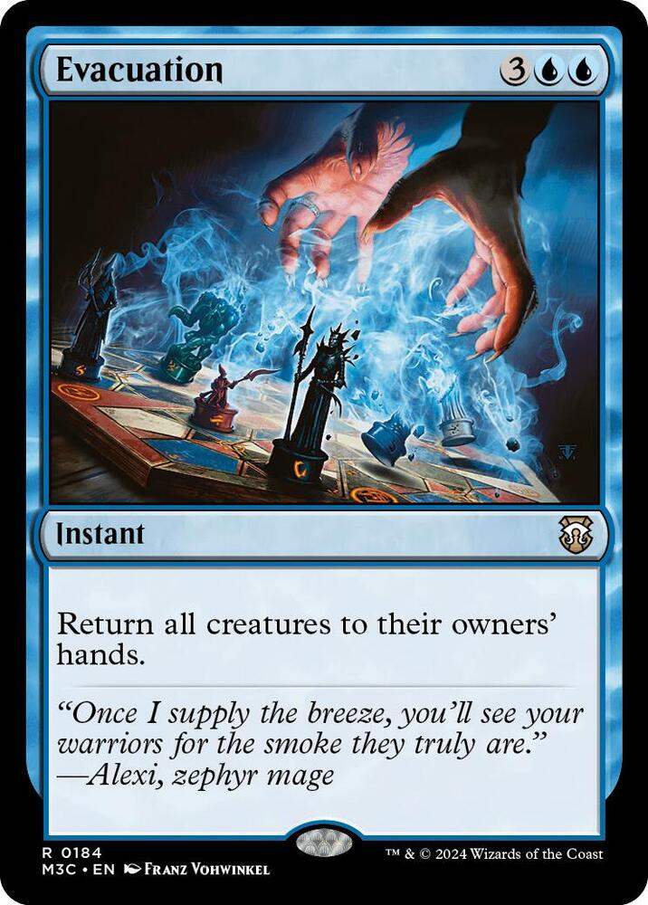 Evacuation (Ripple Foil) (184) [Modern Horizons 3 Commander]
