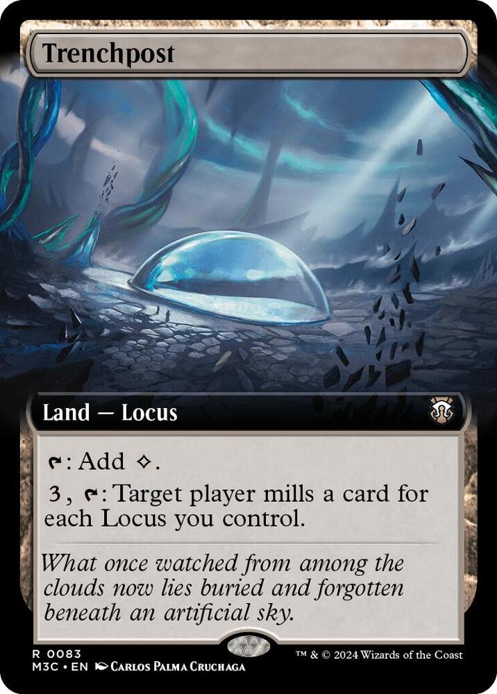 Trenchpost (Extended Art) (83) [Modern Horizons 3 Commander]