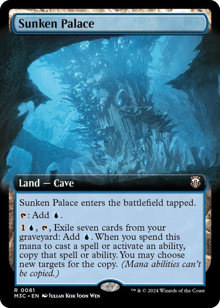 Sunken Palace (Extended Art) (81) [Modern Horizons 3 Commander]
