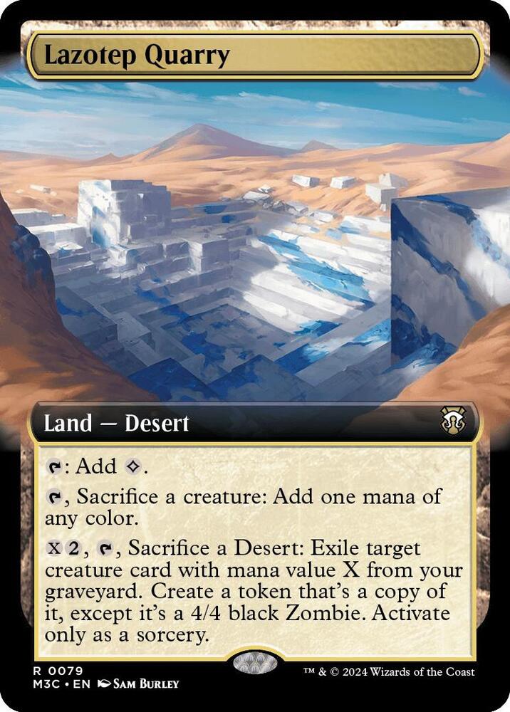 Lazotep Quarry (Extended Art) (79) [Modern Horizons 3 Commander]