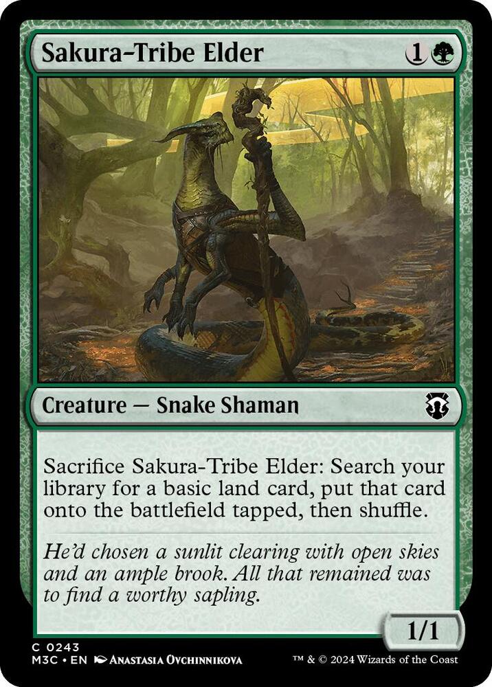 Sakura-Tribe Elder (243) [Modern Horizons 3 Commander]