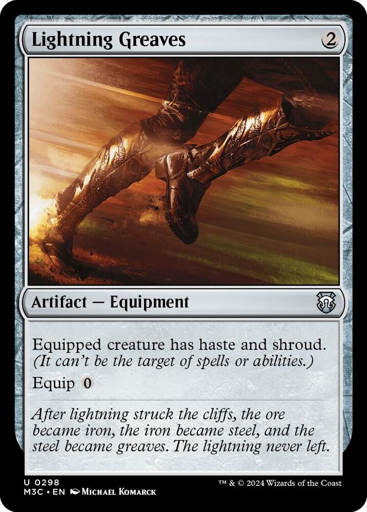Lightning Greaves (298) [Modern Horizons 3 Commander]