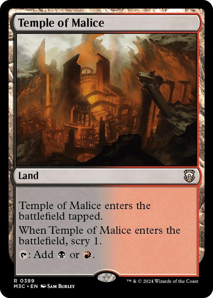 Temple of Malice (389) [Modern Horizons 3 Commander]