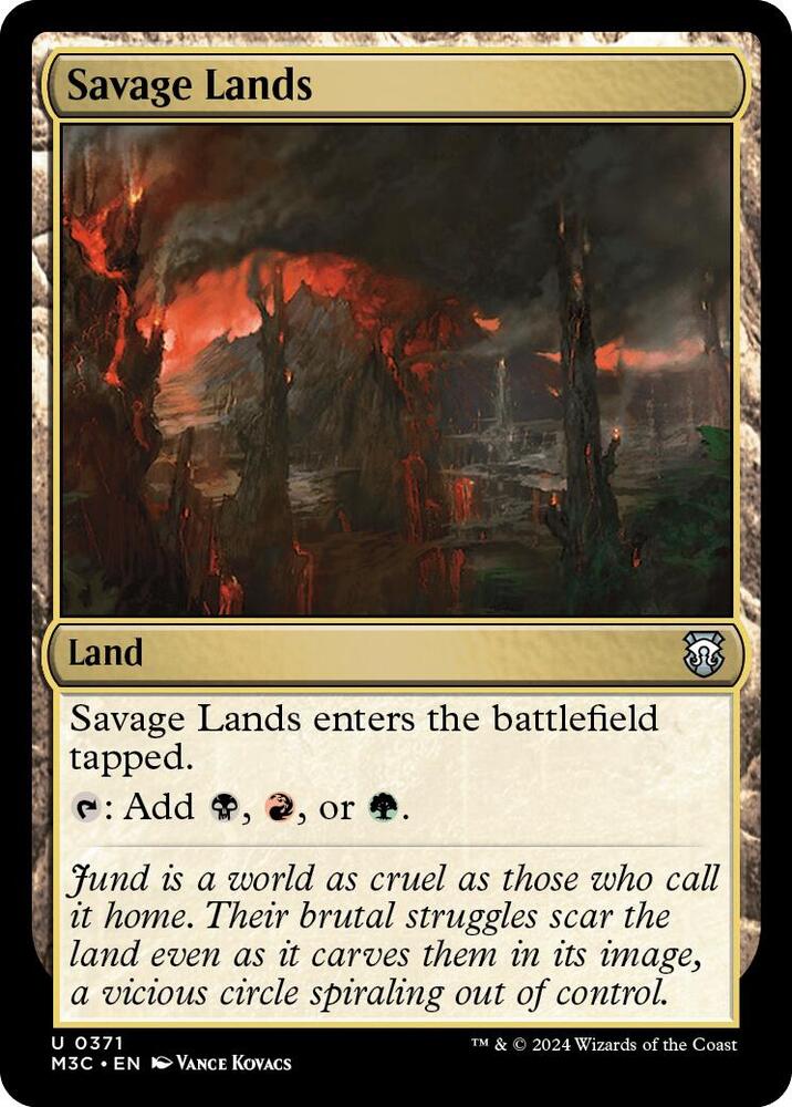 Savage Lands (371) [Modern Horizons 3 Commander]