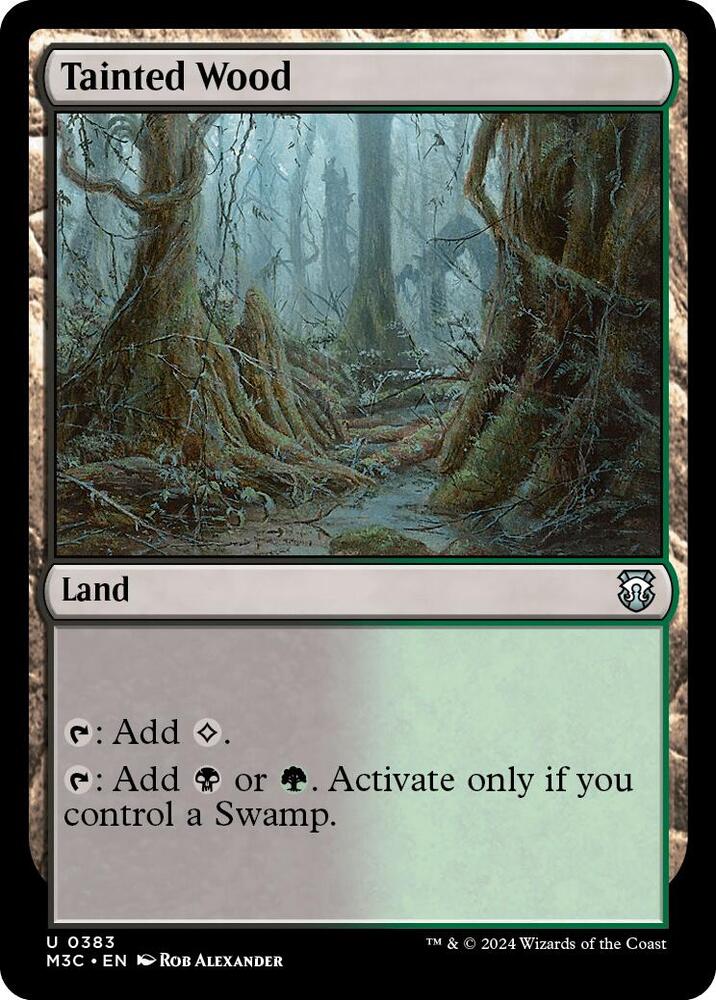 Tainted Wood (383) [Modern Horizons 3 Commander]