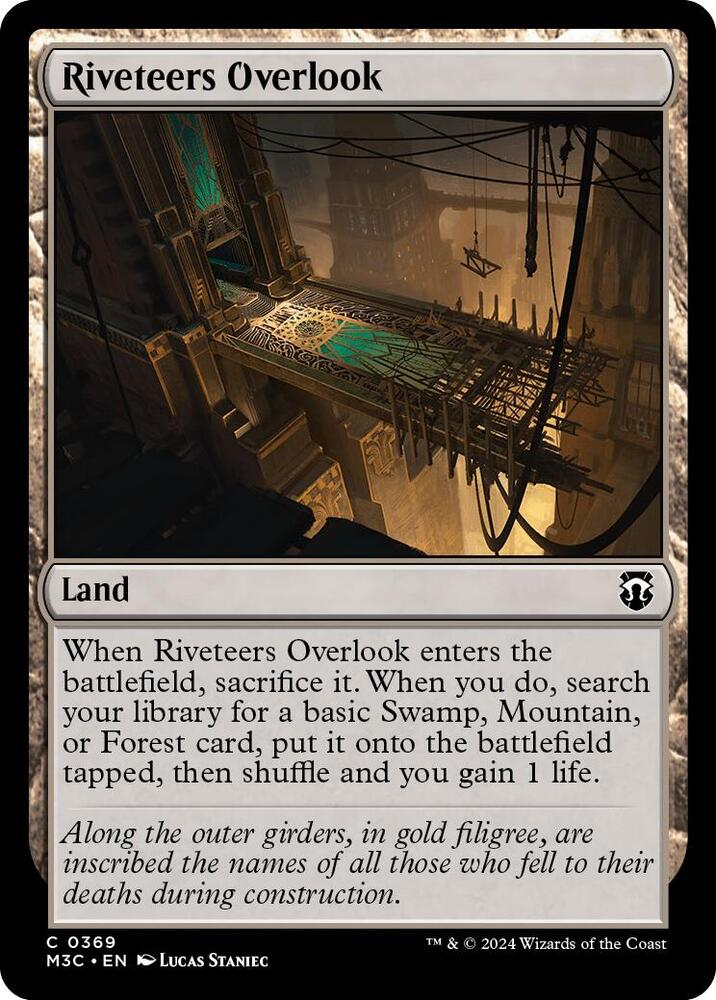 Riveteers Overlook (369) [Modern Horizons 3 Commander]