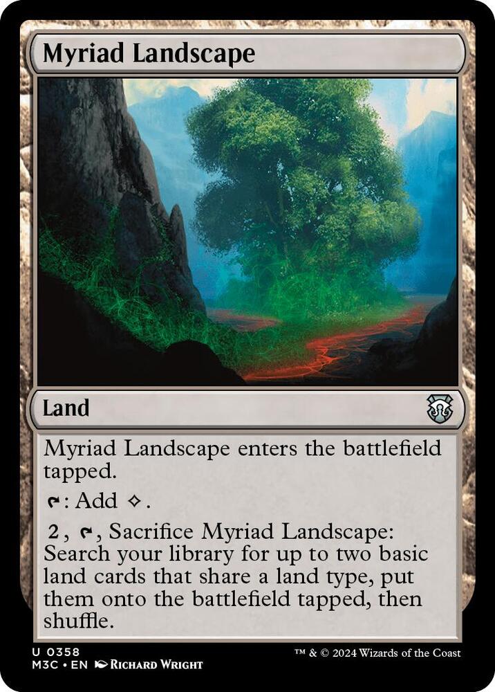 Myriad Landscape (358) [Modern Horizons 3 Commander]