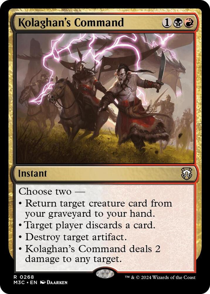 Kolaghan's Command (268) [Modern Horizons 3 Commander]