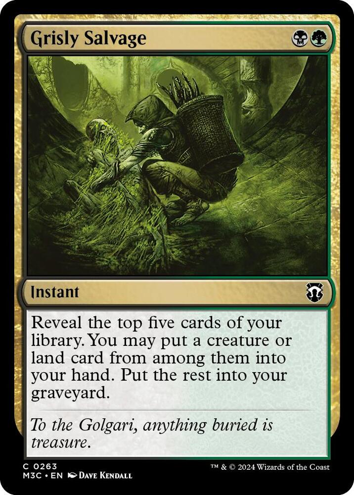 Grisly Salvage (263) [Modern Horizons 3 Commander]
