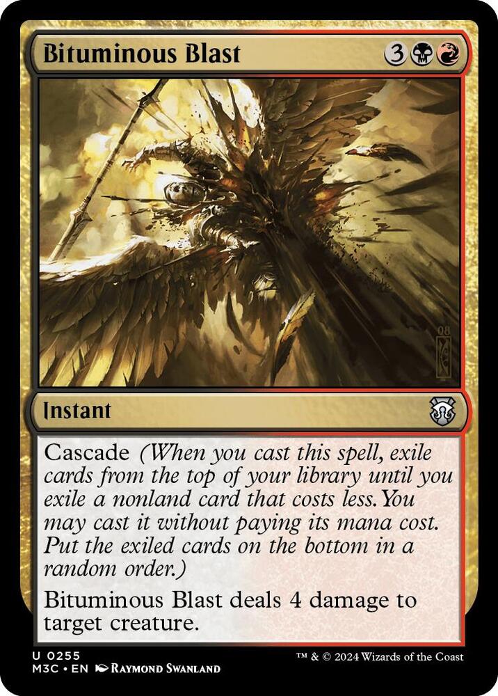 Bituminous Blast (255) [Modern Horizons 3 Commander]