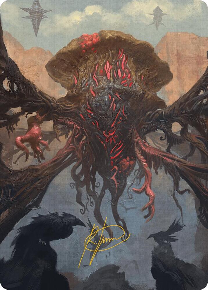Inversion Behemoth Art Card (Gold-Stamped Signature) (27) [Modern Horizons 3 Art Series]