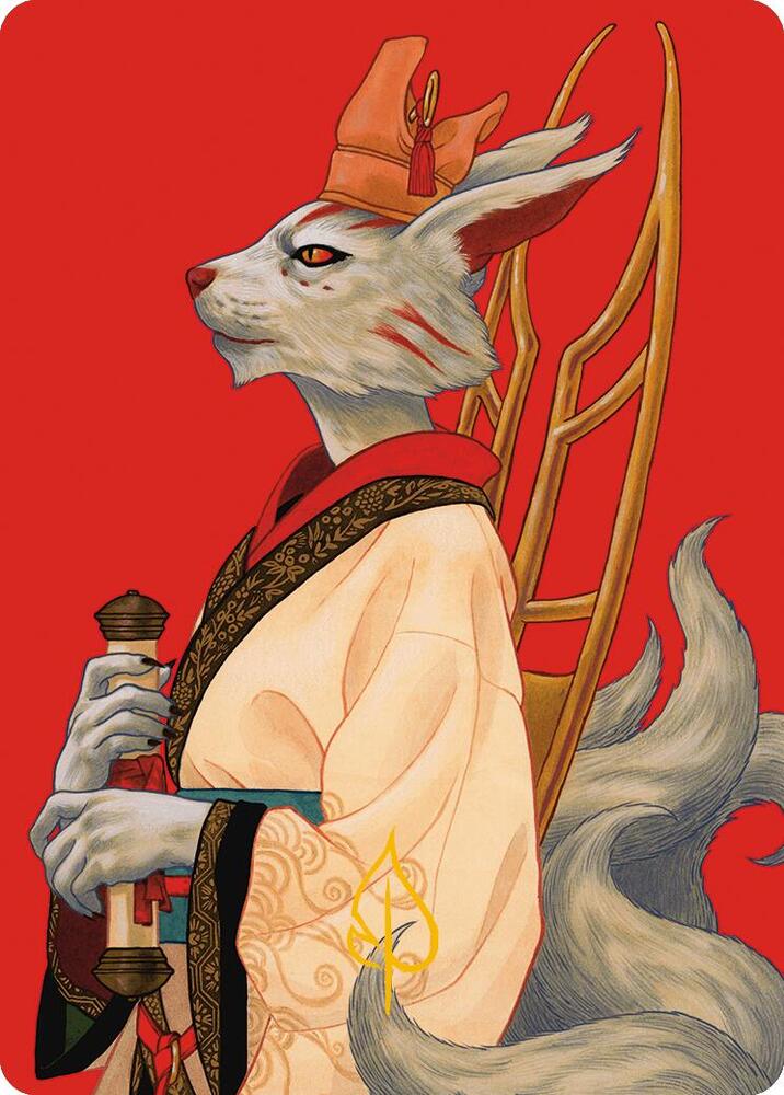 Pearl-Ear, Imperial Advisor Art Card (Gold-Stamped Signature) (45) [Modern Horizons 3 Art Series]