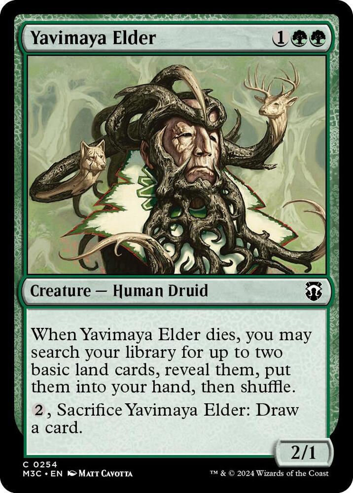 Yavimaya Elder (254) [Modern Horizons 3 Commander]