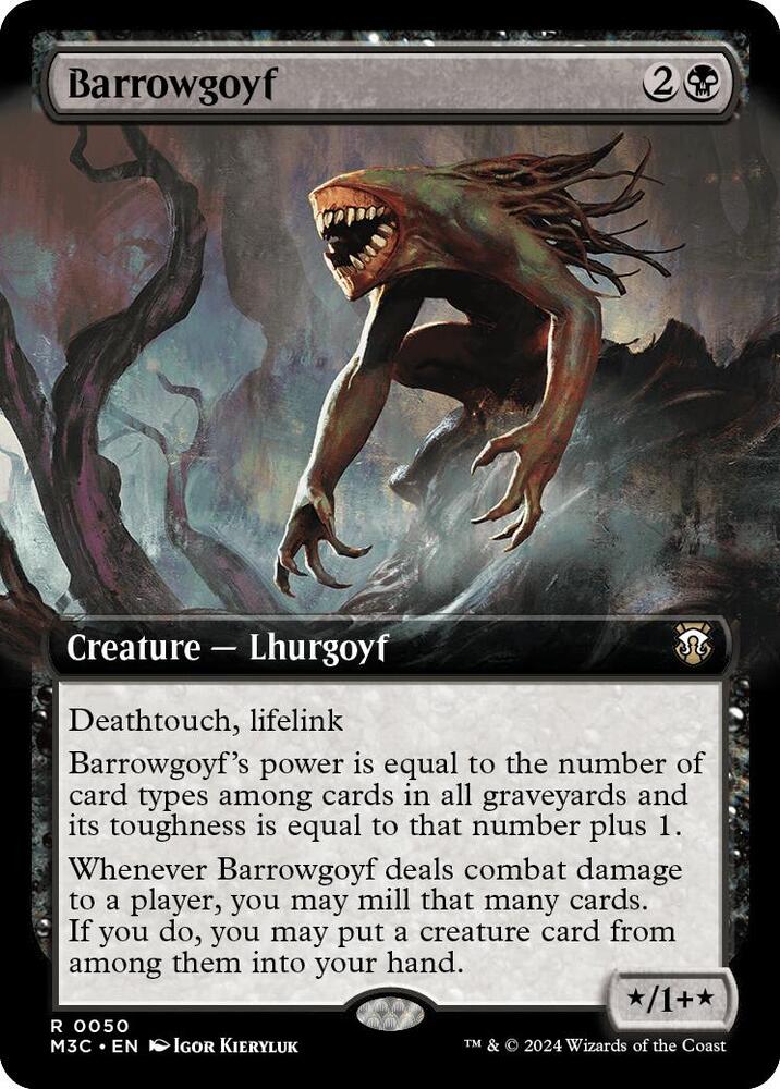 Barrowgoyf (Extended Art) (50) [Modern Horizons 3 Commander]