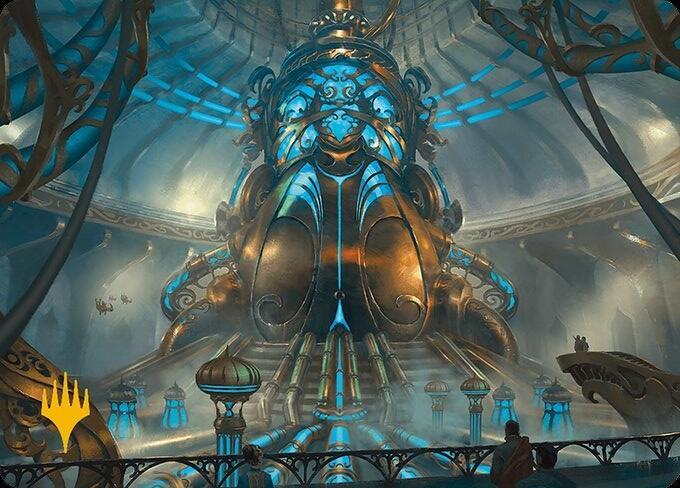 Aether Refinery Art Card (Gold-Stamped Planeswalker Symbol) (30) [Modern Horizons 3 Art Series]