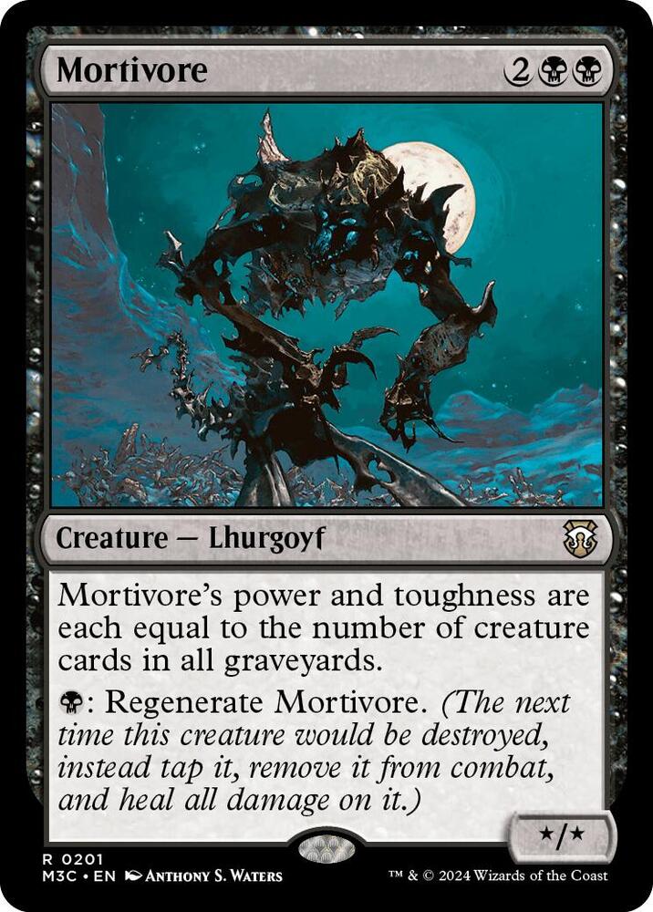 Mortivore (Ripple Foil) (201) [Modern Horizons 3 Commander]