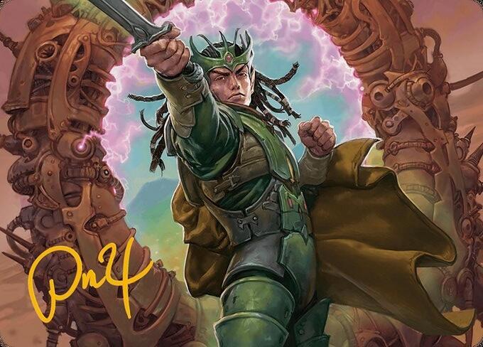 Eladamri, Korvecdal Art Card (Gold-Stamped Signature) (9) [Modern Horizons 3 Art Series]
