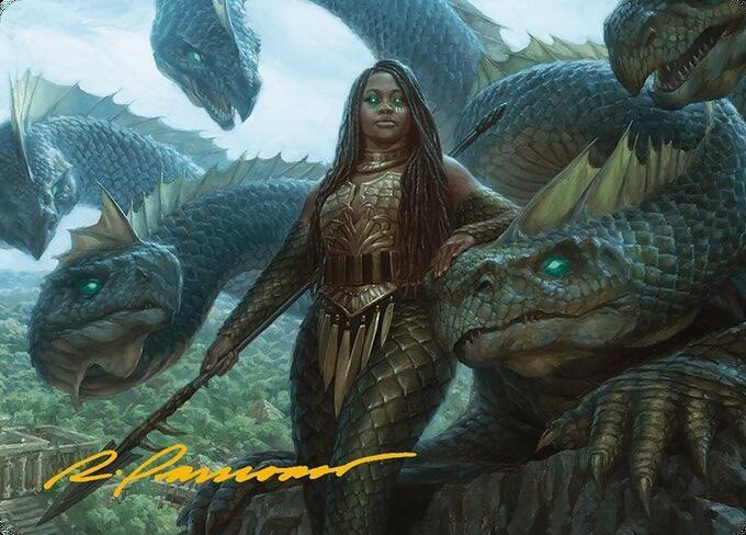 Hydra Trainer Art Card (Gold-Stamped Signature) (10) [Modern Horizons 3 Art Series]