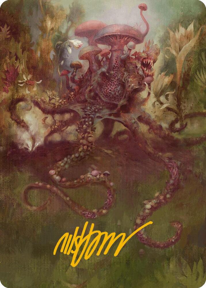 Sowing Mycospawn Art Card (Gold-Stamped Signature) (40) [Modern Horizons 3 Art Series]