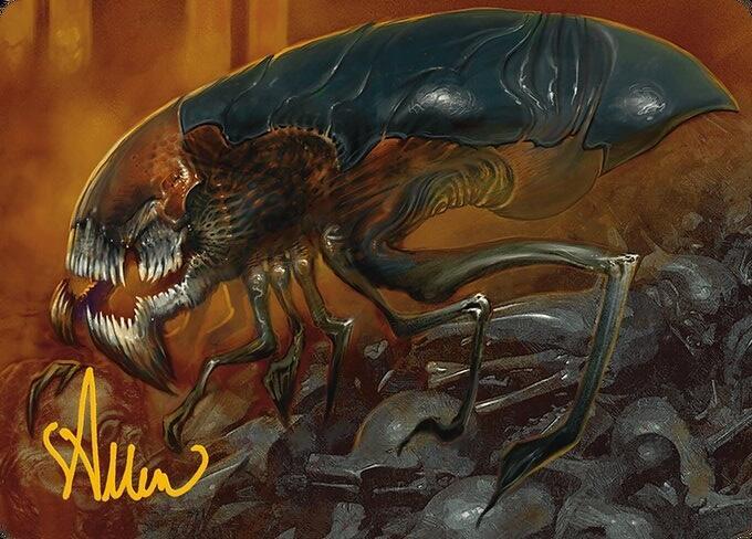 Cranial Ram Art Card (Gold-Stamped Signature) (13) [Modern Horizons 3 Art Series]