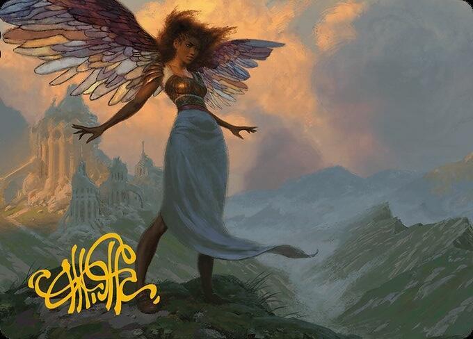 Glasswing Grace Art Card (Gold-Stamped Signature) (19) [Modern Horizons 3 Art Series]