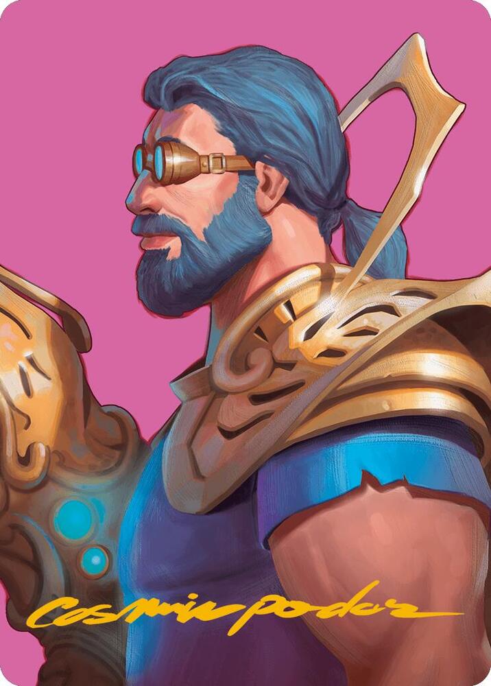 Satya, Aetherflux Genius Art Card (Gold-Stamped Signature) (26) [Modern Horizons 3 Art Series]