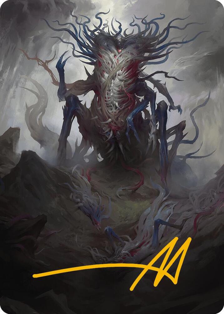 Azlask, the Swelling Scourge Art Card (Gold-Stamped Signature) (25) [Modern Horizons 3 Art Series]