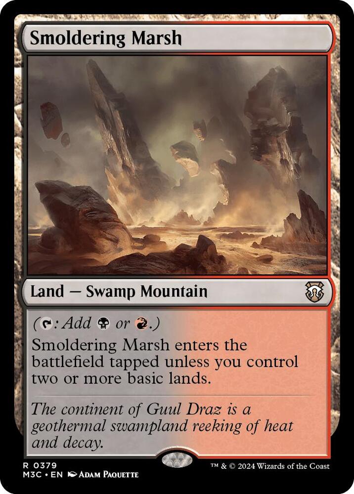 Smoldering Marsh (379) [Modern Horizons 3 Commander]