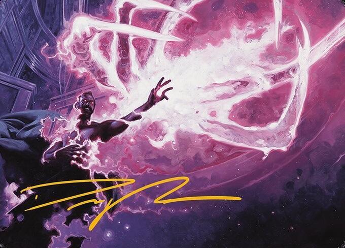 Flare of Malice Art Card (Gold-Stamped Signature) (3) [Modern Horizons 3 Art Series]