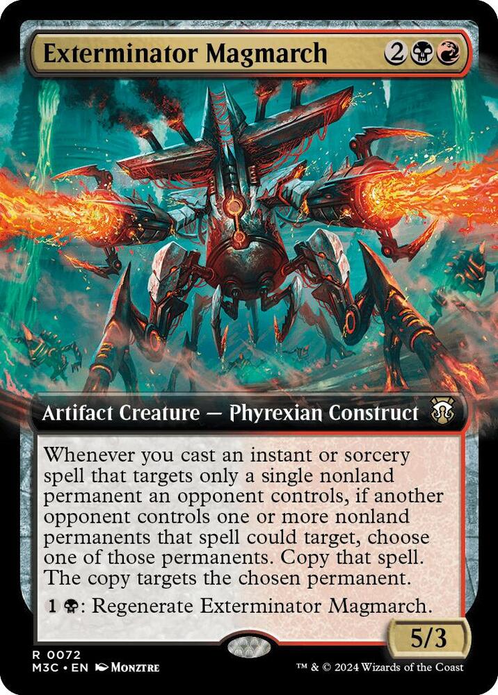Exterminator Magmarch (Extended Art) (72) [Modern Horizons 3 Commander]