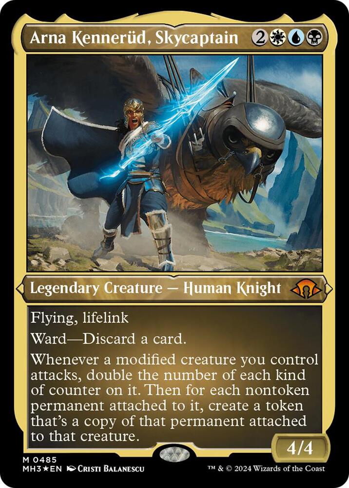 Arna Kennerud, Skycaptain (Foil Etched) (485) [Modern Horizons 3]