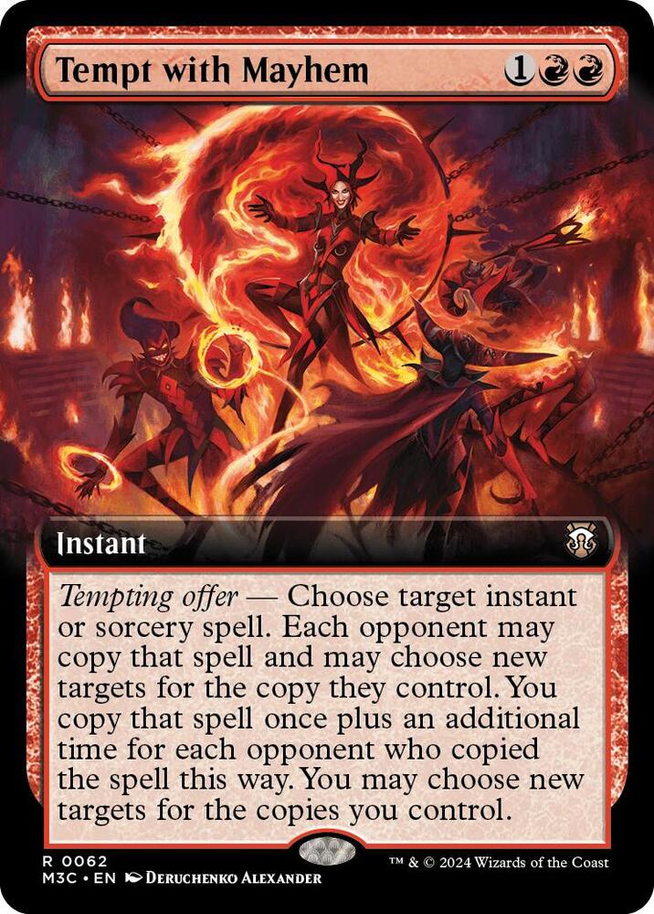 Tempt with Mayhem (Extended Art) (62) [Modern Horizons 3 Commander]