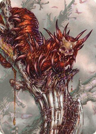Grist, Voracious Larva Art Card (53) [Modern Horizons 3 Art Series]