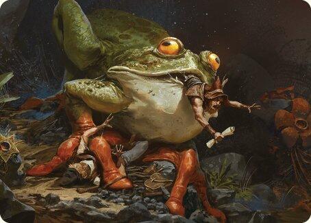 Rampant Frogantua Art Card (32) [Modern Horizons 3 Art Series]