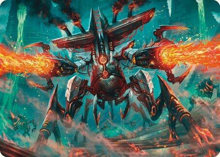 Exterminator Magmarch Art Card (33) [Modern Horizons 3 Art Series]
