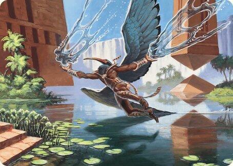 Nadu, Winged Wisdom Art Card (14) [Modern Horizons 3 Art Series]