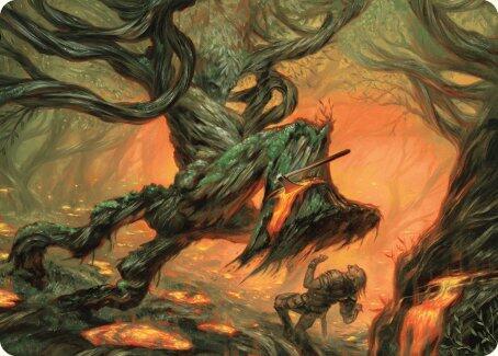 Stump Stomp Art Card (20) [Modern Horizons 3 Art Series]