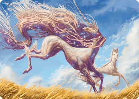 Nyxborn Unicorn Art Card (1) [Modern Horizons 3 Art Series]