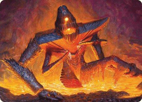 Molten Gatekeeper Art Card (5) [Modern Horizons 3 Art Series]