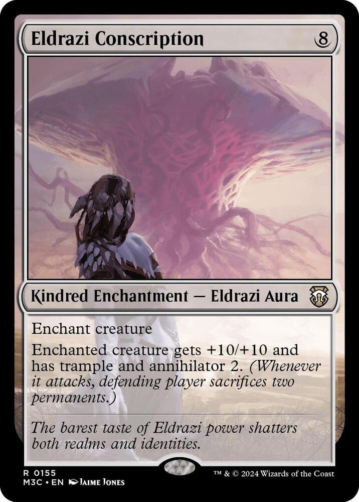 Eldrazi Conscription (Ripple Foil) (155) [Modern Horizons 3 Commander]