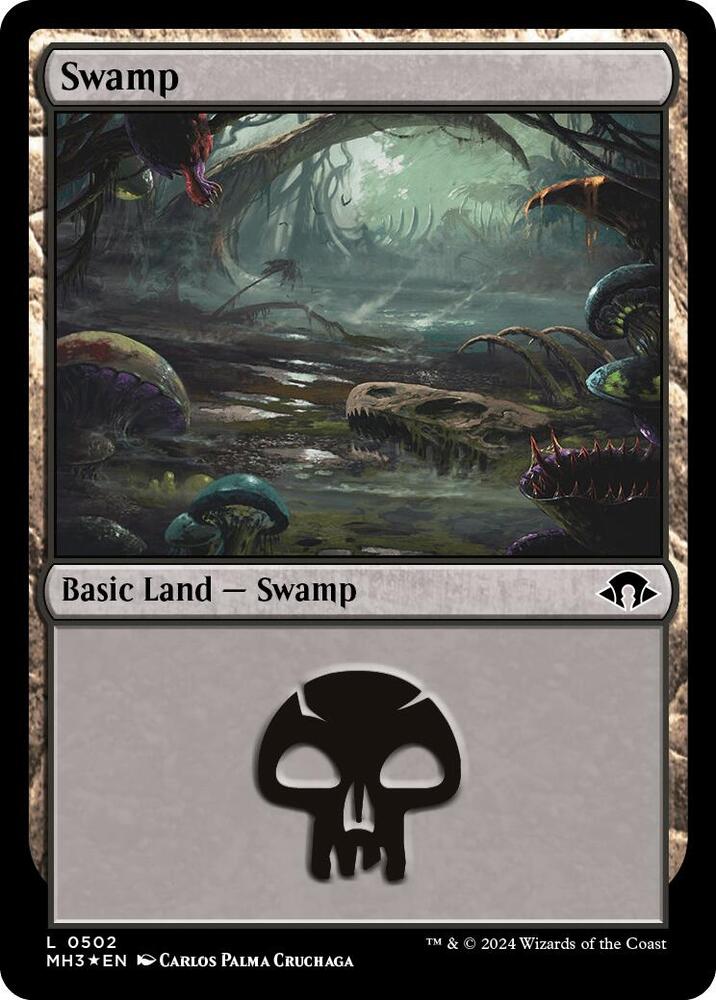 Swamp (0502) (Ripple Foil) [Modern Horizons 3]