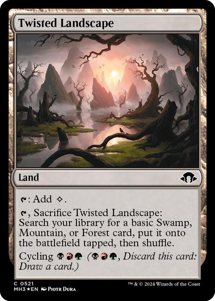 Twisted Landscape (Ripple Foil) (521) [Modern Horizons 3]