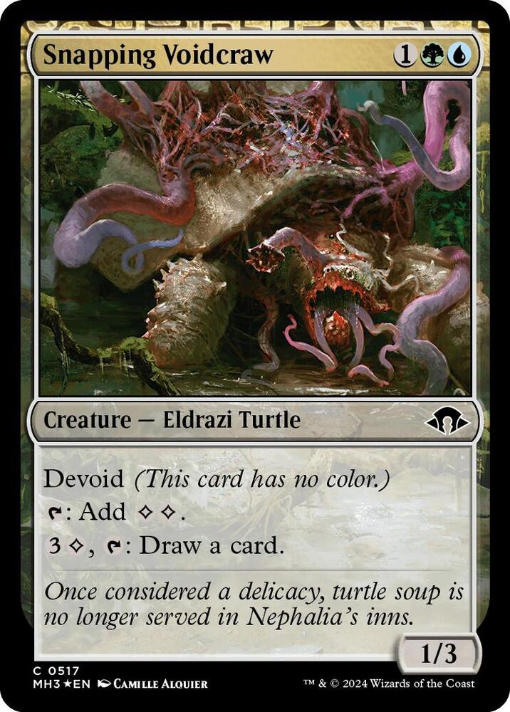 Snapping Voidcraw (Ripple Foil) (517) [Modern Horizons 3]